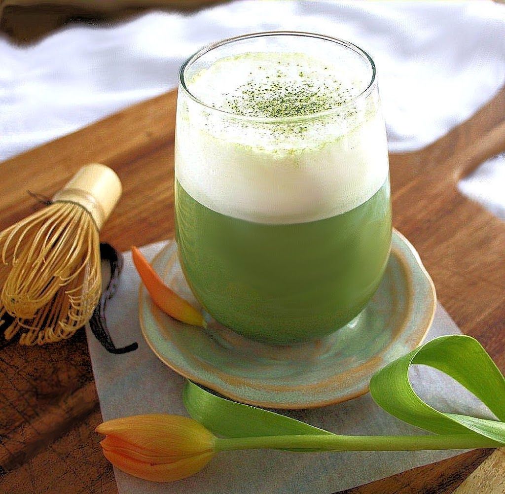 Vanilla Bean Matcha Latte - Inspired Edibles